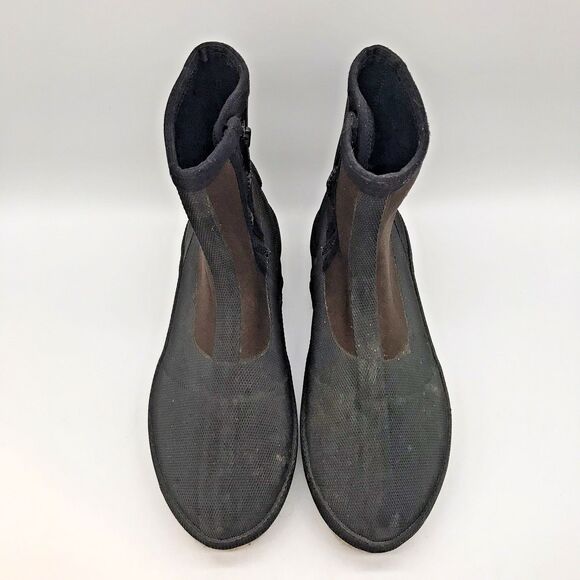 Cabela's Felt Sole Zip Wading Boot Men's M Brown Fishing Rafting Neoprene Rubber - Picture 5 of 10